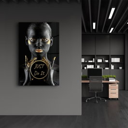Wallity CAM-2005 Pintura Decorativa de Vidrio Templado Multicolor 46 x 72 cm